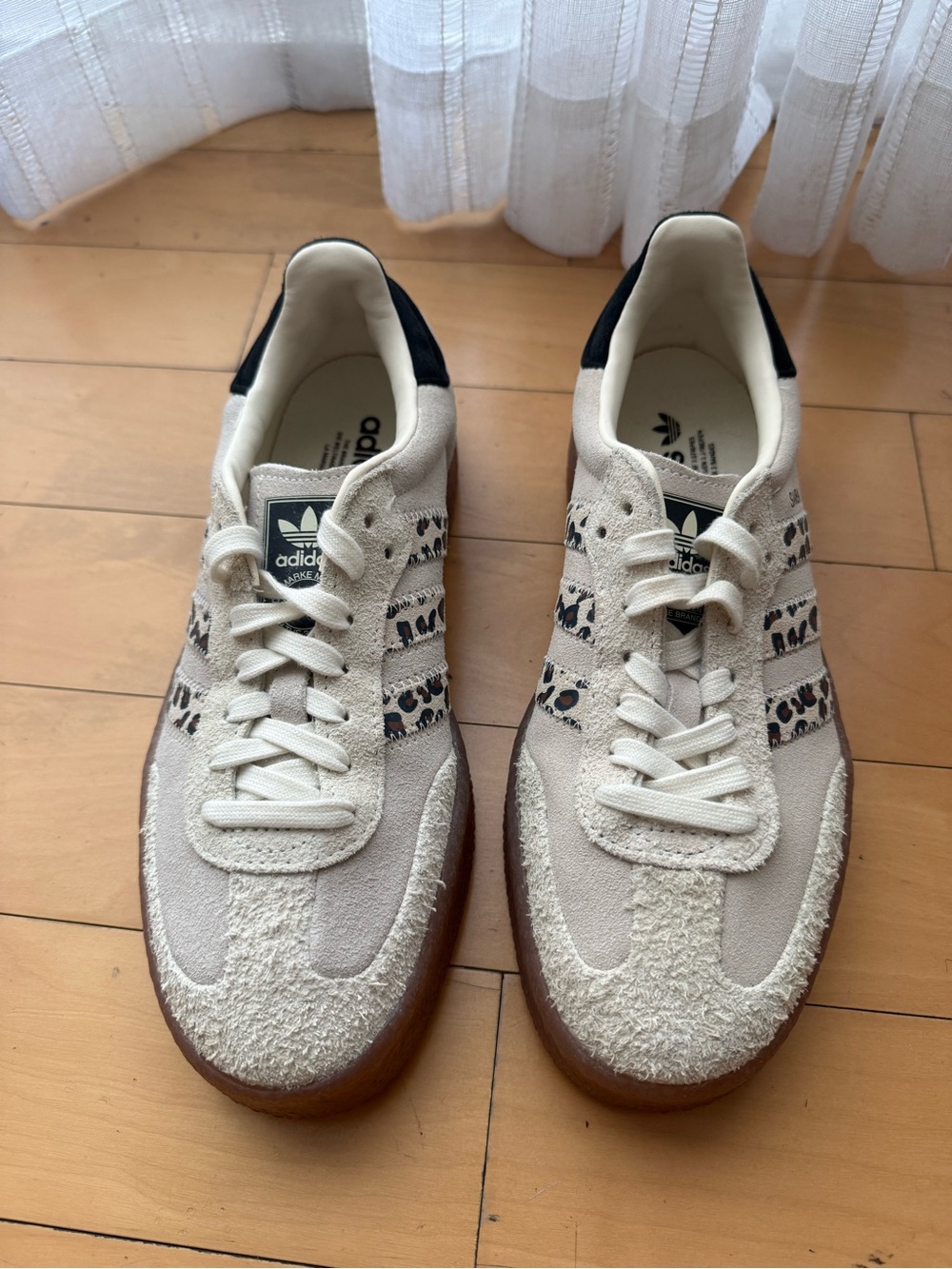 Adidas Sambae Leopard Off White JI4226 - Picture 4 of 11